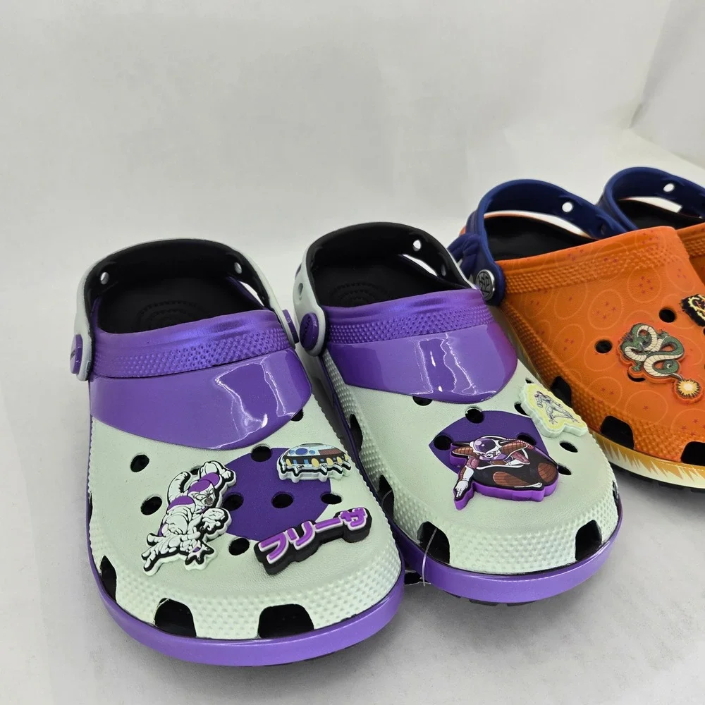 Crocs Dragon Ball Z Goku Frieza Classic Clog 2 Pair Kids J5 Mens 5 Womens 7